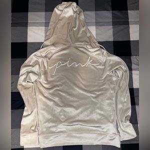 Pink Victoria’s Secret velour zip up jacket